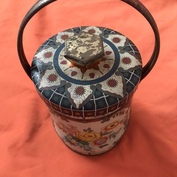 VINTAGE MURRAY ALLEN CANDY/TEA TIN-MADE IN ENGLAND-CHENG-TU - Picture 2 of 7